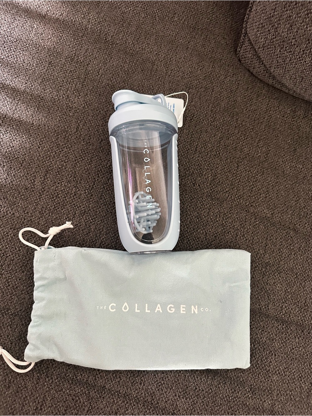 Light Teal Collagen Shaker Bottle